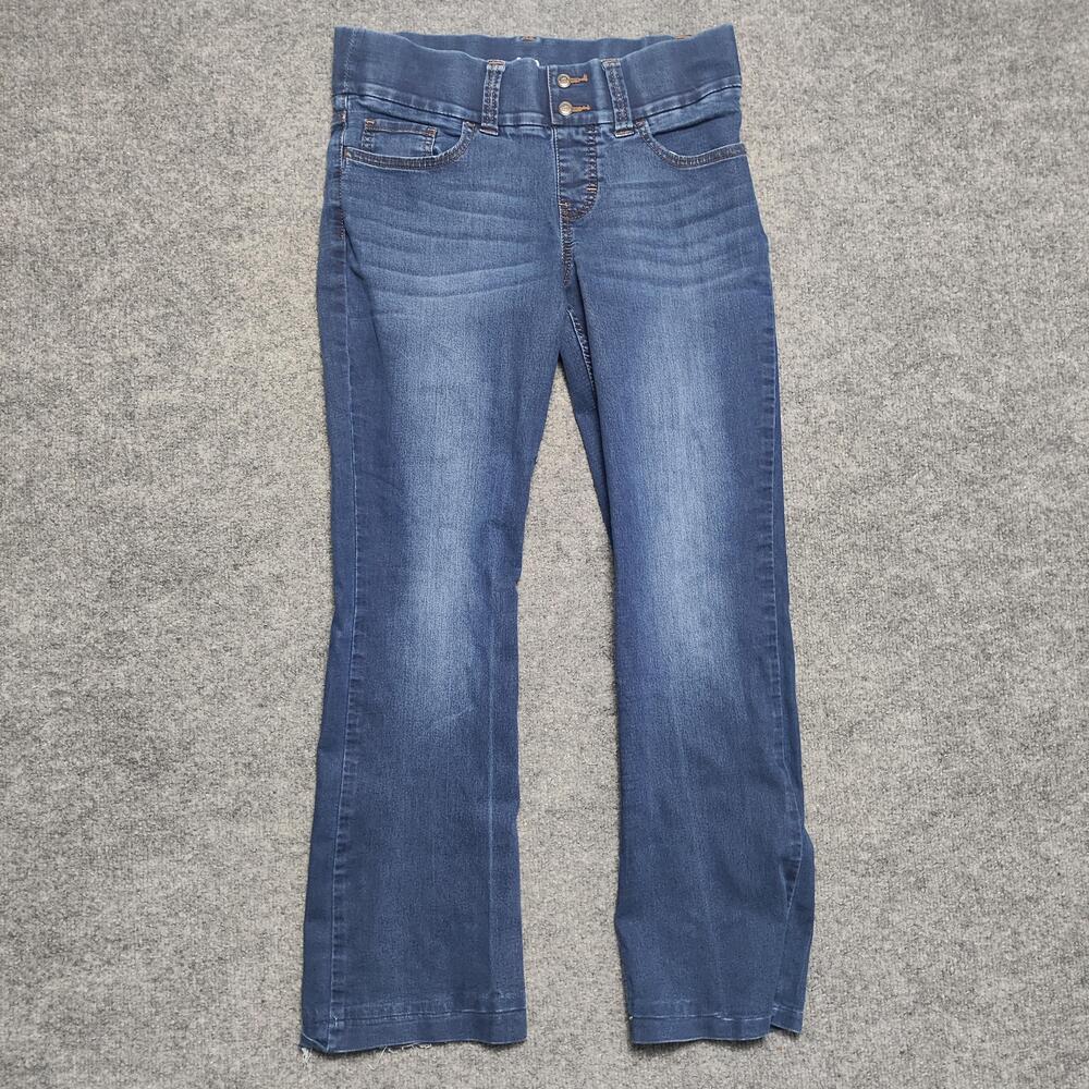 Lee Riders Jeans Womens 8M Blue Medium Wash High Rise Straight Stretch Denim